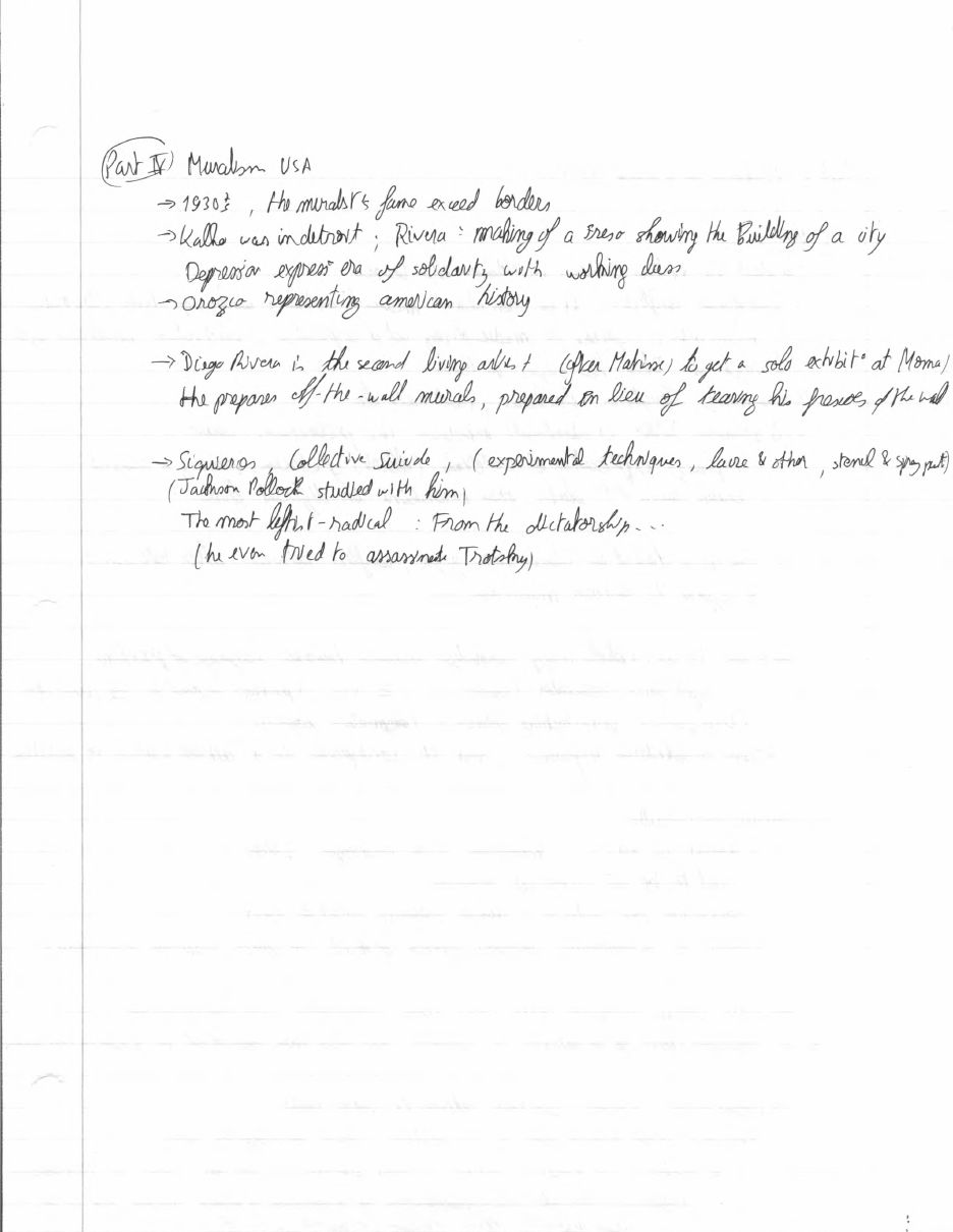 Lecture 7 notes, page 4: Muralism USA
